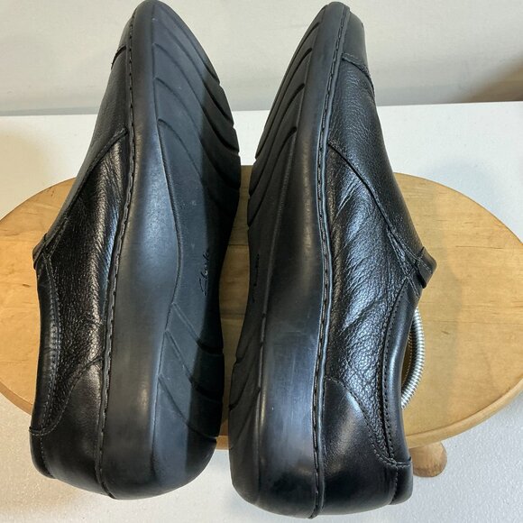 Clarks Black Leather Flats women’s size 12 - Picture 12 of 15